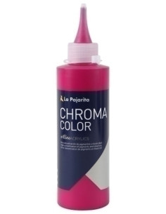 PINTURA ACRILICA LA PAJARITA CHROMA COLOR 20 ml MAGENTA PRIMARIO CC-08