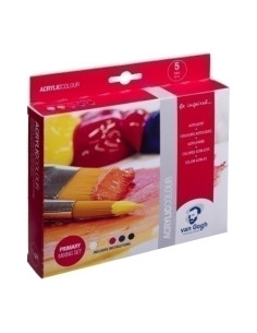 PINTURA ACRILICA VAN GOGH 40 ml Tubo COLORES PRIMARIOS SET de 5