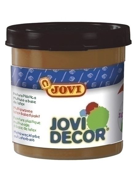 PINTURA LATEX JOVI DECOR  55 ml bote MARRON CAJA de 6