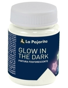 PINTURA LATEX LA PAJARITA FOSFORESCENTE 75 ml bote NEUTRO