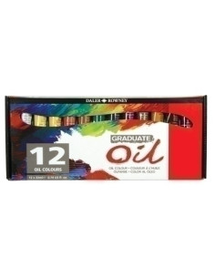 PINTURA OLEO DALER ROWNEY GRADUATE OIL 22 ml tubo ESTUCHE DE 12