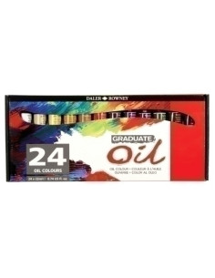 PINTURA OLEO DALER ROWNEY GRADUATE OIL 22 ml tubo ESTUCHE DE 24