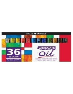 PINTURA OLEO DALER ROWNEY GRADUATE OIL 22 ml tubo ESTUCHE DE 36
