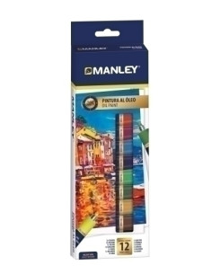 PINTURA OLEO MANLEY 12 ml tubo ESTUCHE DE 12