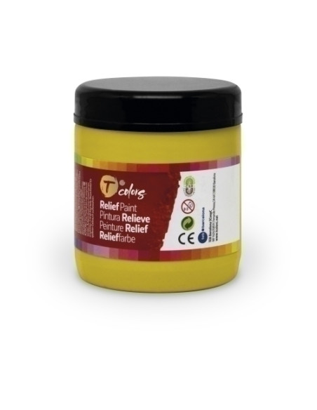 PINTURA PATE TCOLORS 250 ml tarro AMARILLO