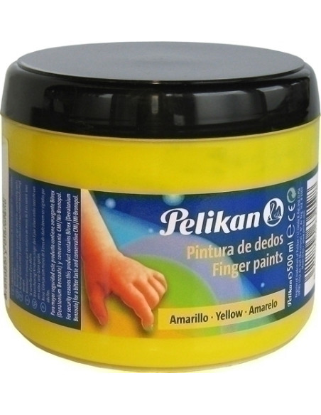 PINTURA de DEDOS PELIKAN 500 ml bote N59A AMARILLO