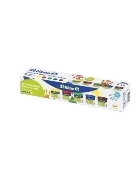 PINTURA de DEDOS PELIKAN CD40S 40 ml bote SET de 5 24004954