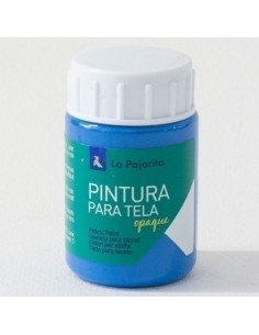 PINTURA para TELA LA PAJARITA 35 ml OPAQUE CYAN TO-10