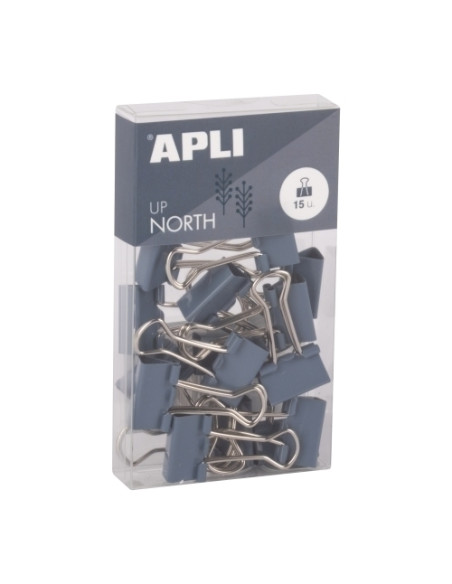 PINZA PALA ABATIBLE APLI UP NORTH AZUL 19 mm CAJA de 15
