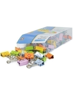 PINZA PALA ABATIBLE RAPESCO COLORES SURTIDOS 19 mm CAJA de 80