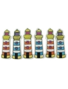 PINZAS SMART MADERA FAROS PACK de 6