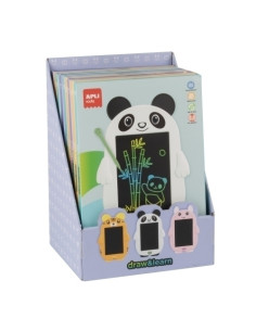 PIZARRA APLI KIDS LCD 85  EXPOSITOR de 9 3 años 3 panda 3 tigre 3 conejo