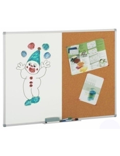 PIZARRA DOBLE USO 122x183 CORCHOBLANCO