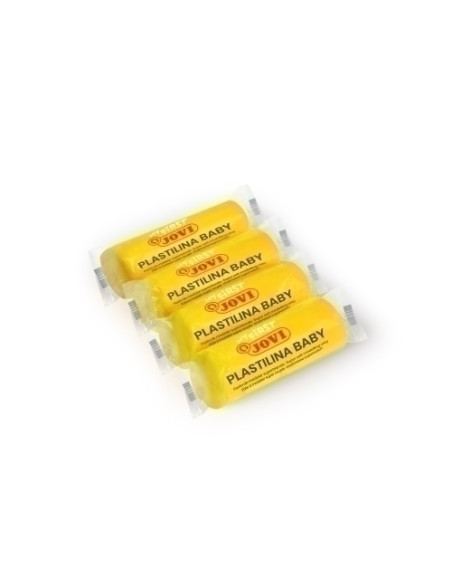 PLASTILINA JOVI BABY MY FIRST 38 gr AMARILLO CAJA DE 18
