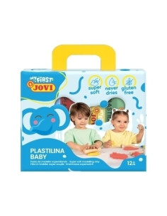 PLASTILINA JOVI BABY MY FIRST 38 gr ESTUCHE de 4 col Surt