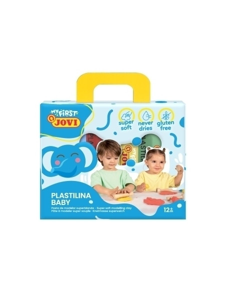 PLASTILINA JOVI BABY MY FIRST 38 gr ESTUCHE de 4 col Surt