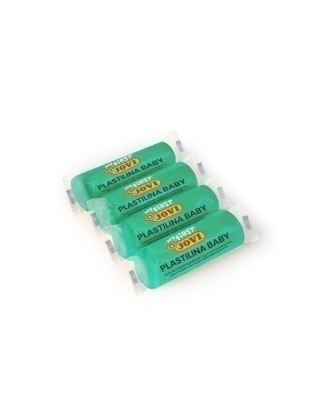 PLASTILINA JOVI BABY MY FIRST 38 gr VERDE CAJA DE 18