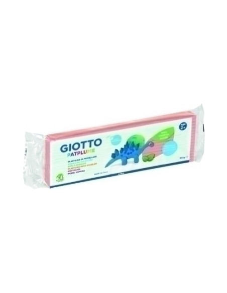 PLASTILINA PATPLUME 350GR CAJA 12 PASTILLAS ROSA CARNE