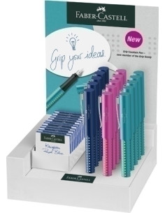 PLUMA FABER-CASTELL GRIP 2010 9F6M EXPOSITOR DE 15