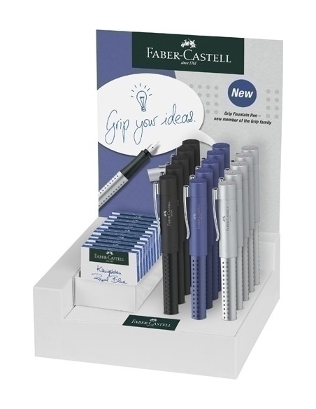PLUMA FABER-CASTELL GRIP 2011 9F6M EXPOSITOR DE 15