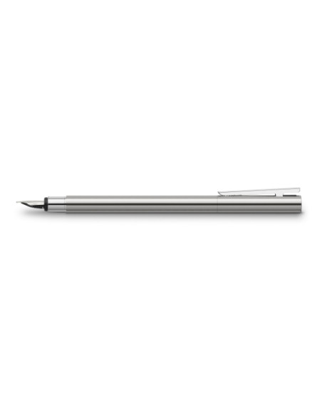 PLUMA FABER-CASTELL NEO SLIM ACERO PULIDO F