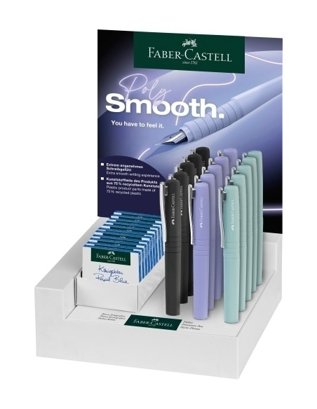 PLUMA FABER-CASTELL POLY PEN EXPOSITOR de 25 SURTIDO