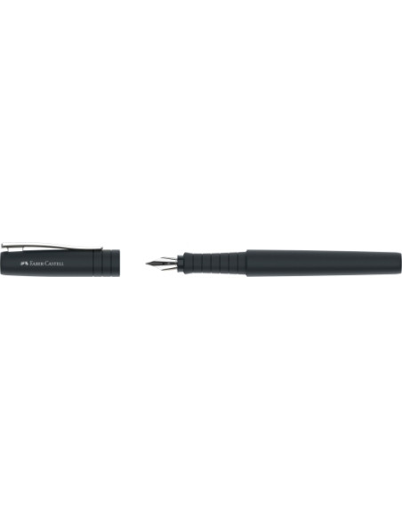 PLUMA FABER-CASTELL POLY PEN TRAZO MEDIO NEGRO M