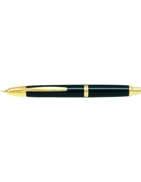 PLUMA PILOT CAPLESS RETRACTIL 1500 ORO NEGRO M