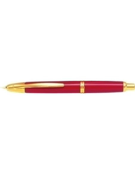 PLUMA PILOT CAPLESS RETRACTIL 1500 ORO ROJO M