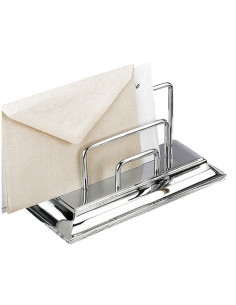 PORTACARTAS CASCO M-672 CLASICO CROMO BRILLANTE