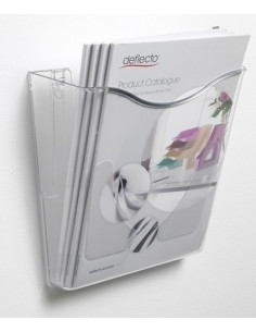 PORTADOCUMENTOS MURAL DEFLECT-O DOCUPOCKET A4 VERTICAL 1 COMPARTIMENTO CRISTAL