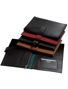 PORTADOCUMENTOS de COCHE NADAL TOP LINE piel NEGRO