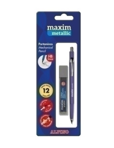 PORTAMINAS ALPINO MAXIM METALLIC 20 mm BLISTER con MINAS