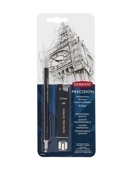 PORTAMINAS DERWENT PRECISION METALICO HB 07 mm
