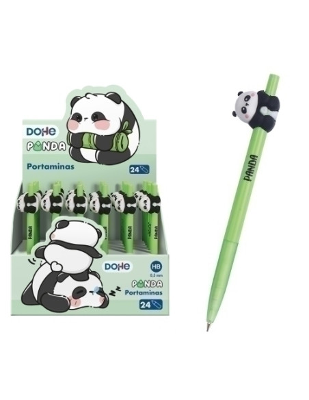 PORTAMINAS DOHE PANDA 05 mm SURTIDO EXPOSITOR DE 24
