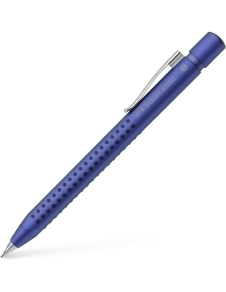 PORTAMINAS FABER-CASTELL GRIP 2011 07 AZUL METALIZADO