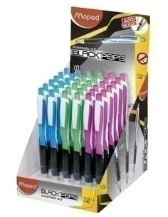 PORTAMINAS MAPED BLACK PEPS AUTOMATICO 05 mm EXPOSITOR de 36