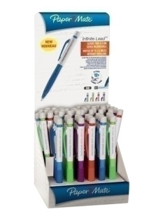 PORTAMINAS PAPER MATE INFINITE LEAD 07  mm COLORES SURTIDOS EXPOSITOR de 60