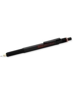 PORTAMINAS ROTRING 800 STYLUS 2 EN 1 07 mm cuerpo NEGRO