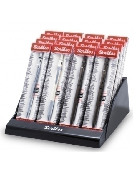 PORTAMINAS SCRIKSS GRAPH-X 05 mm EXPOSITOR de 16