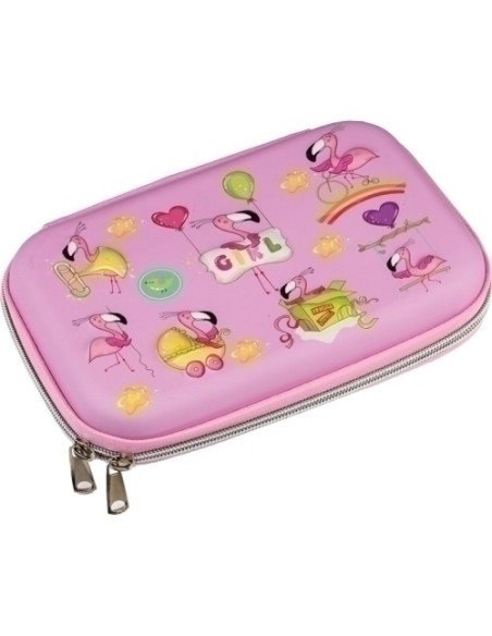 PORTATODO CENTRUM 3D EVA PINK FLAMINGO