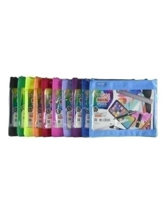 PORTATODO DUAL BAG COLORLINE A5 250x200mmideal para tablet cuadernos etc
