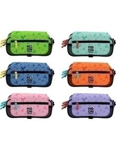 PORTATODO GRAFOPLAS MOON 3 CREMALLERAS CON SOLAPA VERDE