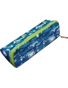 PORTATODO MAPED XXL PATTERN BLUE PIXEL