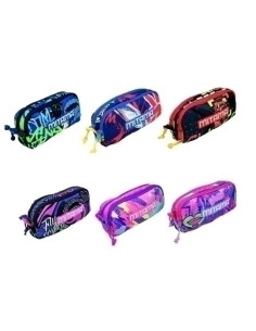 PORTATODO MITAMA 2-ZIP DOBLE COMPARTIMENTO SURTIDOS