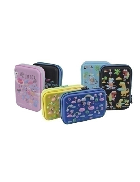 PORTATODO OFFICE BOX 3D MAGIC PLUMIER SURTIDO 6 mod