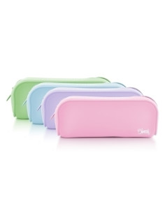 PORTATODO OFFICE BOX SILICONA RECTANGULAR BLUSH SURTIDO 4 col