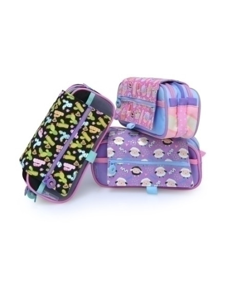 PORTATODO OFFICE BOX TRIPLE GIRLS EL ORIGINAL FRESH FASHION SURTIDO 3 mod