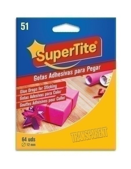 PUNTOS ADHESIVOS SUPERTITE REDONDOS 64 uds