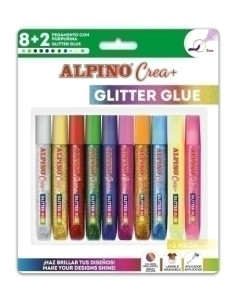 PURPURINA ALPINO COLA tubo JUEGO CREATIVO CLASSIC de 82